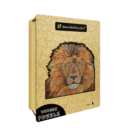 Yellow Lion Jigsaw Puzzle