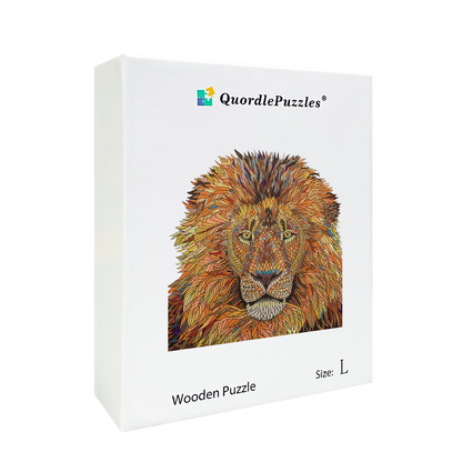 Yellow Lion Jigsaw Puzzle