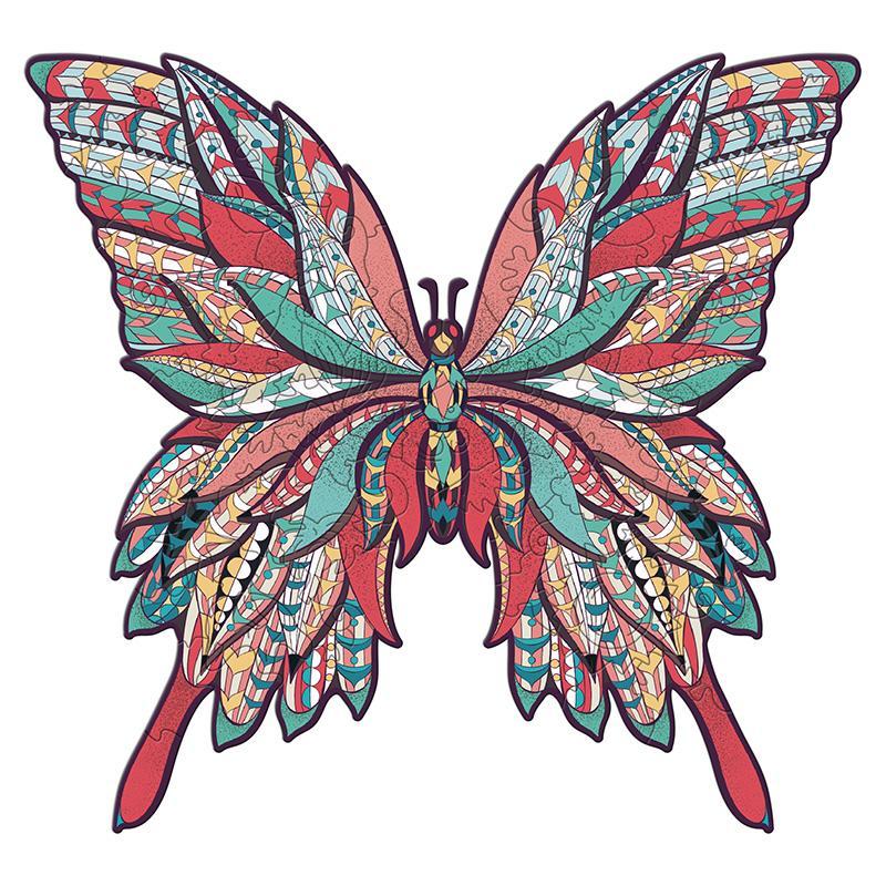 Red Butterfly Jigsaw Puzzle