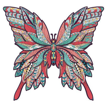 Red Butterfly Jigsaw Puzzle