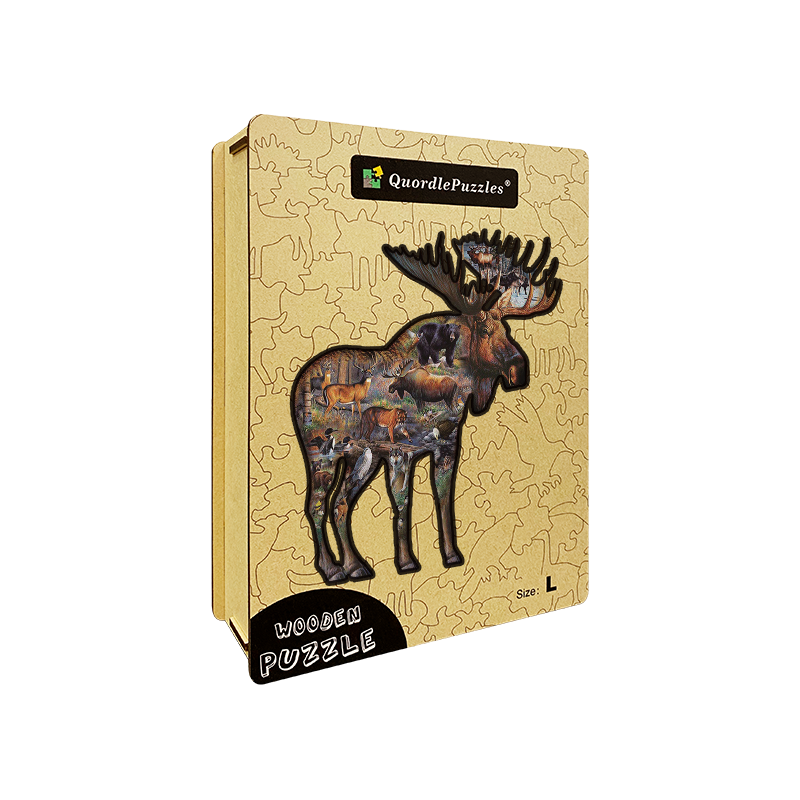 🔥LAST DAY 92% -Walk On The Wild Side Wooden Jigsaw Puzzle