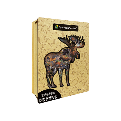 🔥LAST DAY 92% -Walk On The Wild Side Wooden Jigsaw Puzzle