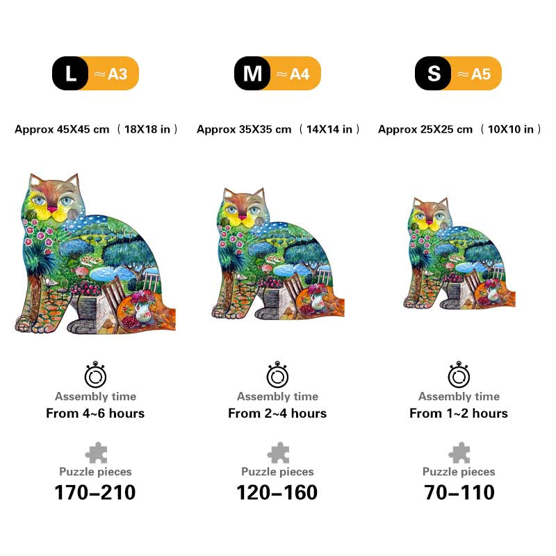 🔥LAST DAY 92% -Sakura Wooden Jigsaw Puzzle