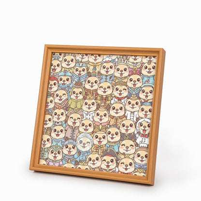 Sloths - Wooden Coloring Puzzle