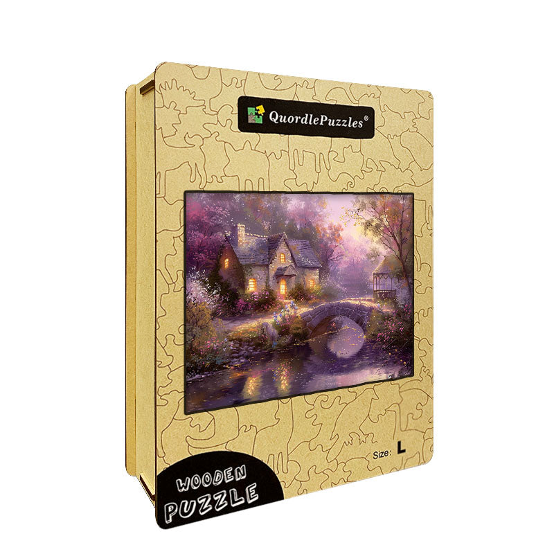 Enchanted Cottage Wooden Jigsaw Puzzle