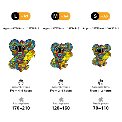 Colorful Koala Puzzle