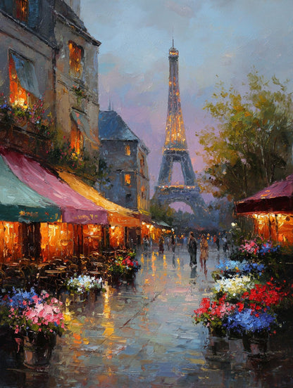 Parisian Twilight Wooden Jigsaw Puzzle