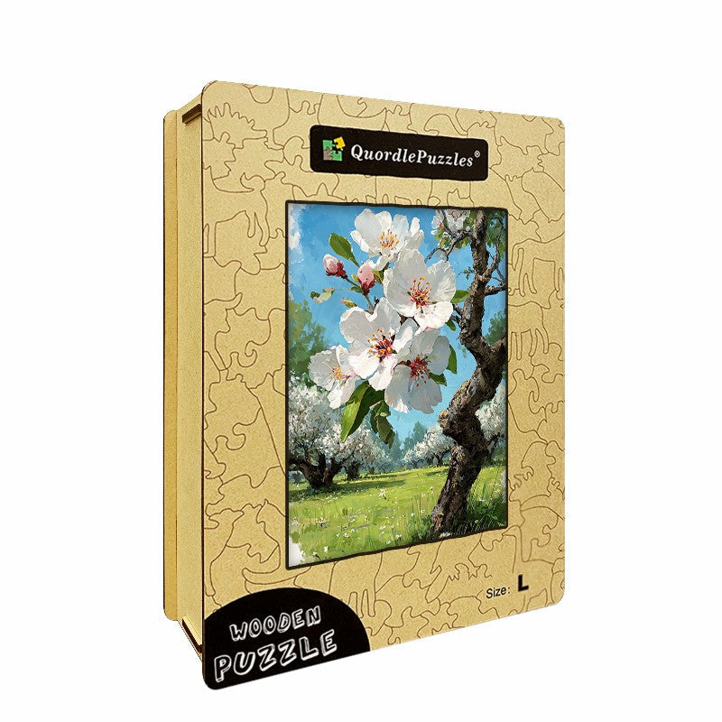 Spring Orchard Wooden Jigsaw Puzzle