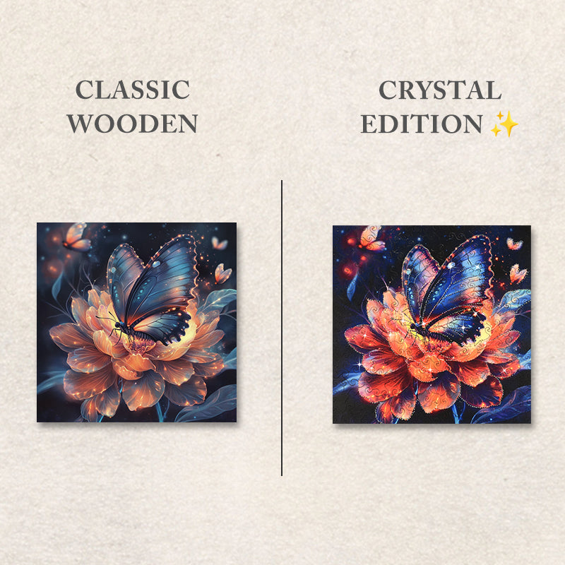 Radiant Butterfly Blossom – Crystal Edition