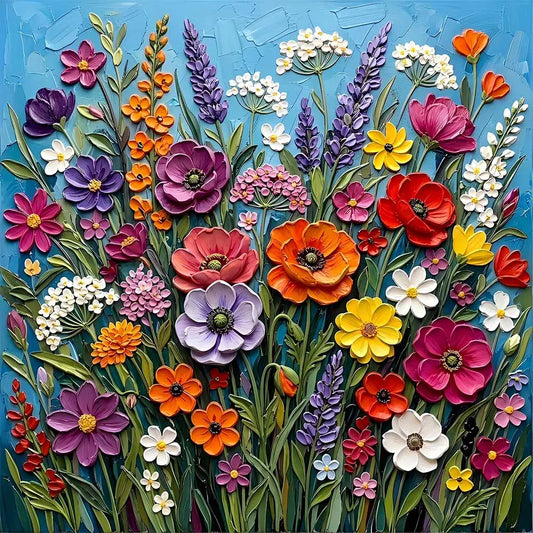 Vibrant Spring Blossom Wooden Jigsaw Puzzle