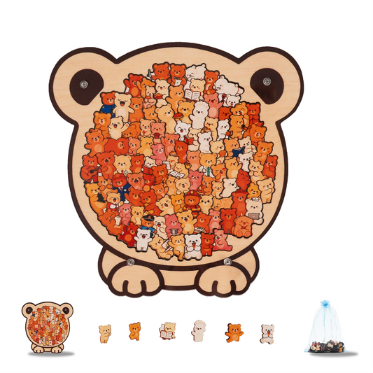 Teddy Bear Parade Gathering Display Puzzle