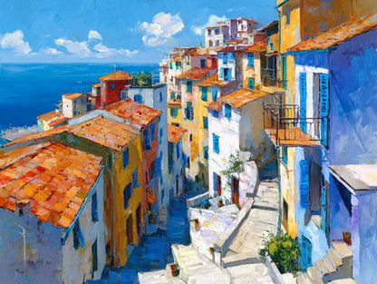 Coastal Climb Wooden Jigsaw Puzzle