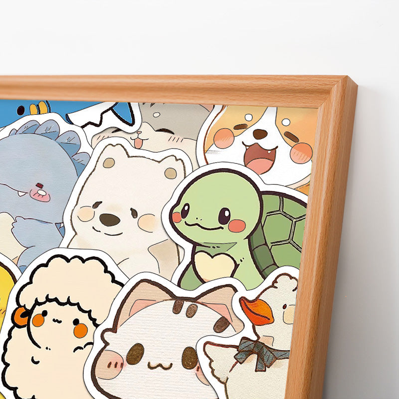 Animal Gathering - Wooden Coloring Puzzle