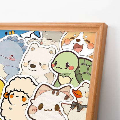 Animal Gathering - Wooden Coloring Puzzle