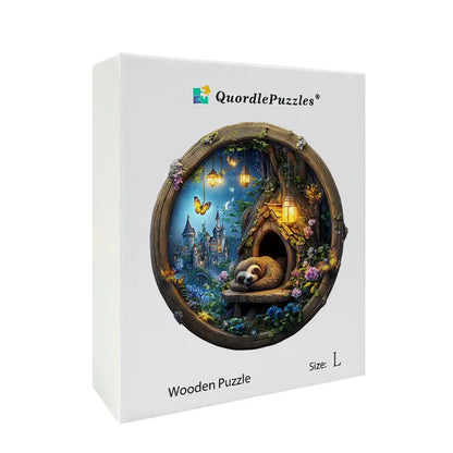 Sloth's Magical Treehouse Wooden Jigsaw Puzzle