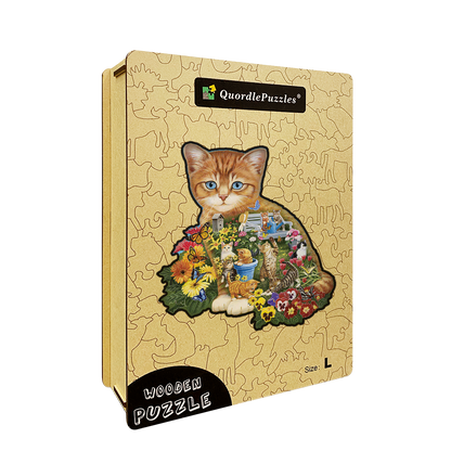 Garden Cat Jigsaw Puzzle
