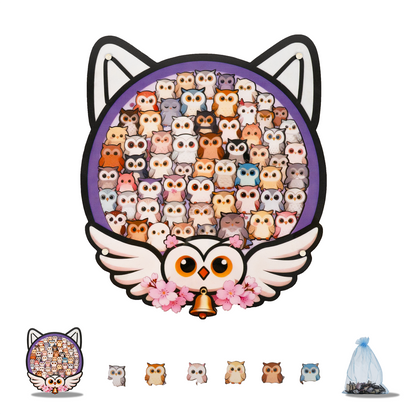 Enchanted Owl Gathering Display Puzzle