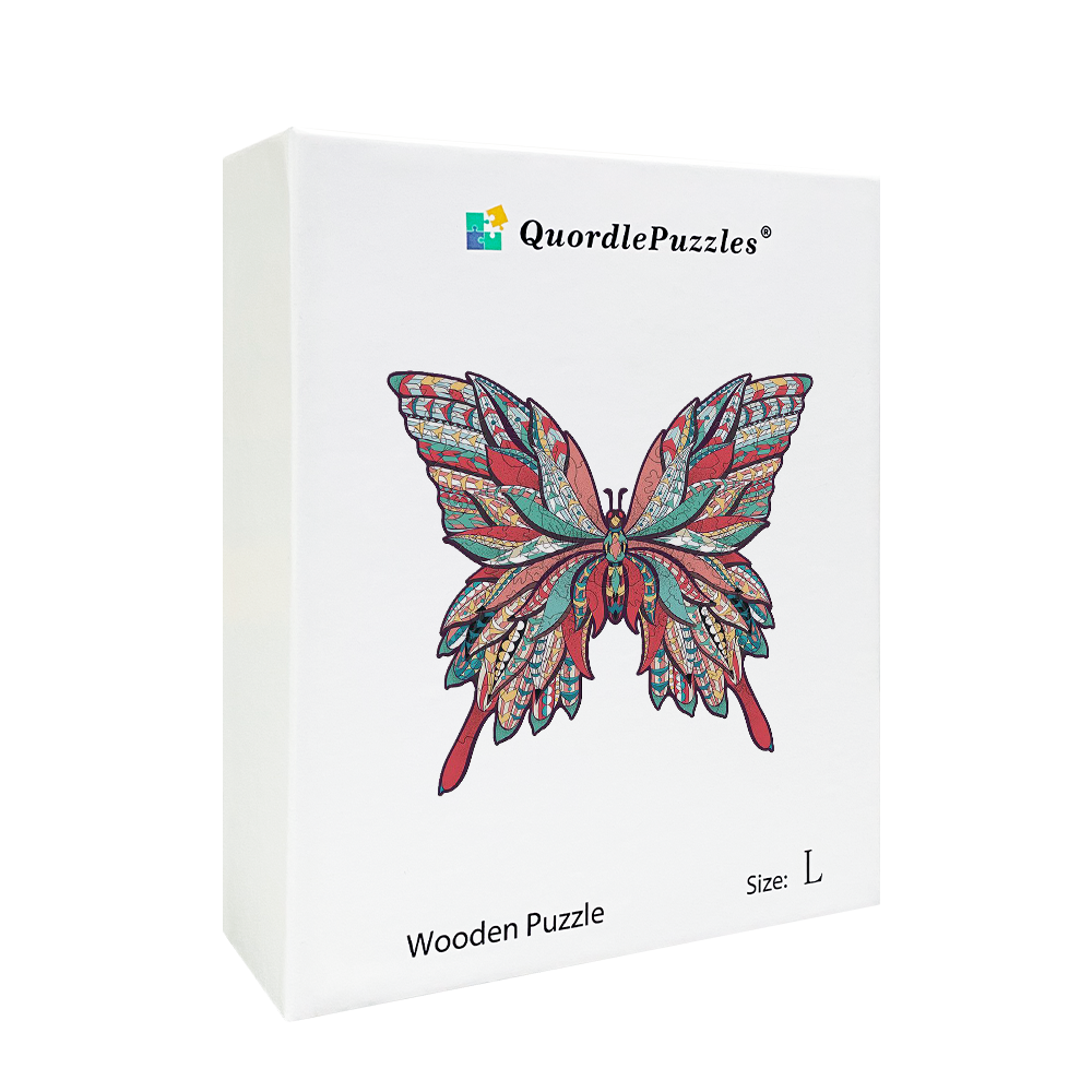 Red Butterfly Jigsaw Puzzle