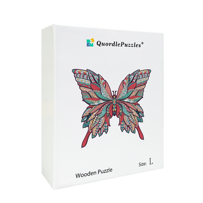 Red Butterfly Jigsaw Puzzle