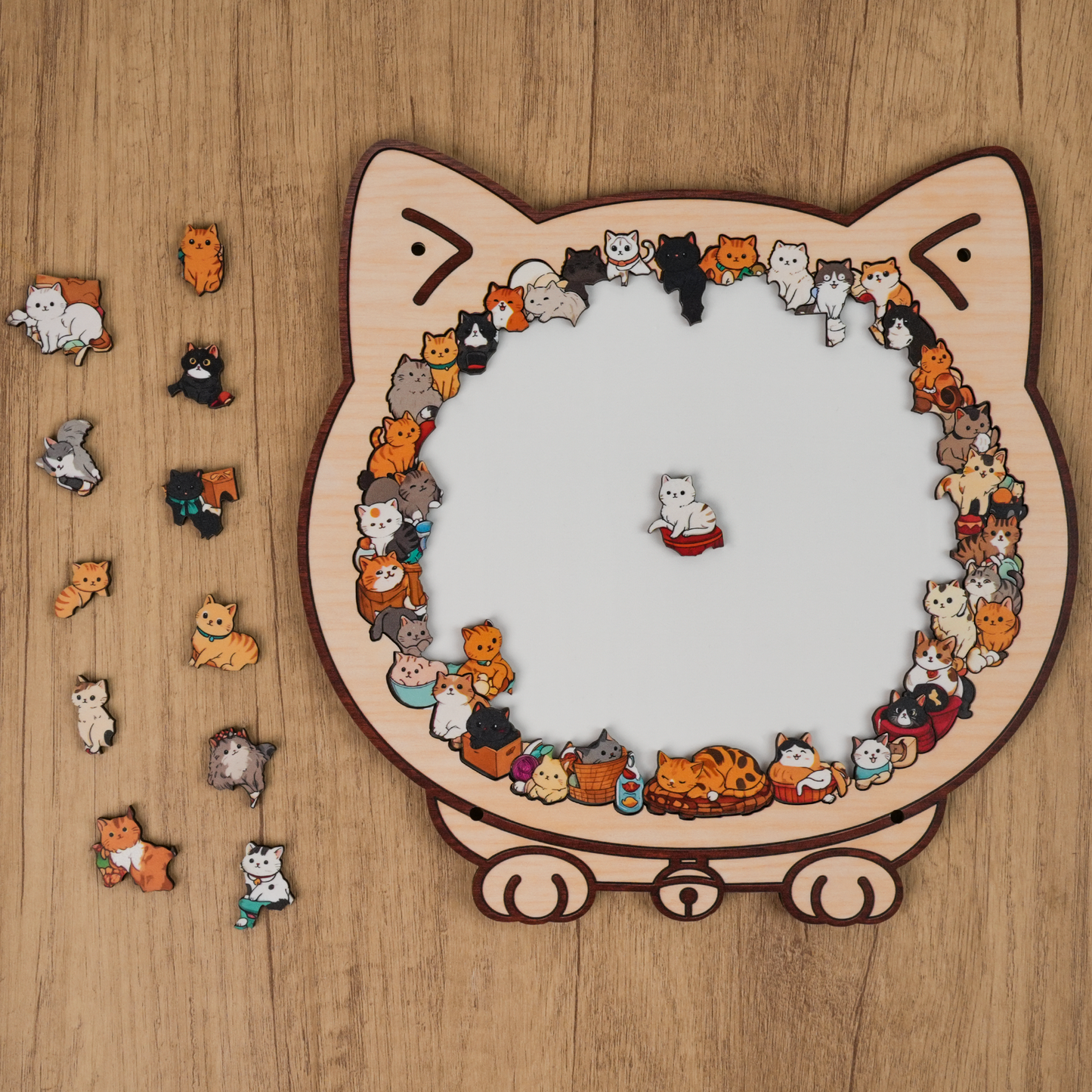 Whisker Town Gathering Display Puzzle