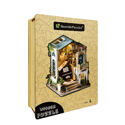 Music Studio Wooden Jigsaw Puzzle