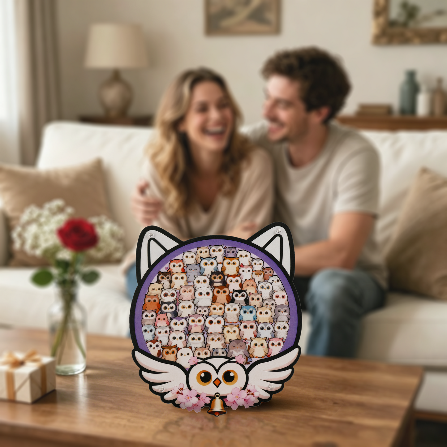 Enchanted Owl Gathering Display Puzzle