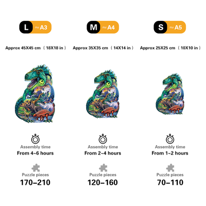 Dinosaurs and Volcanoes puzzle