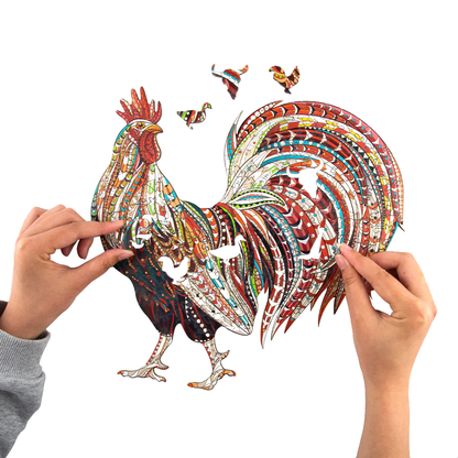 Red Rooster Jigsaw Puzzle