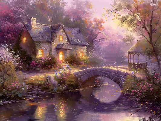Enchanted Cottage Wooden Jigsaw Puzzle