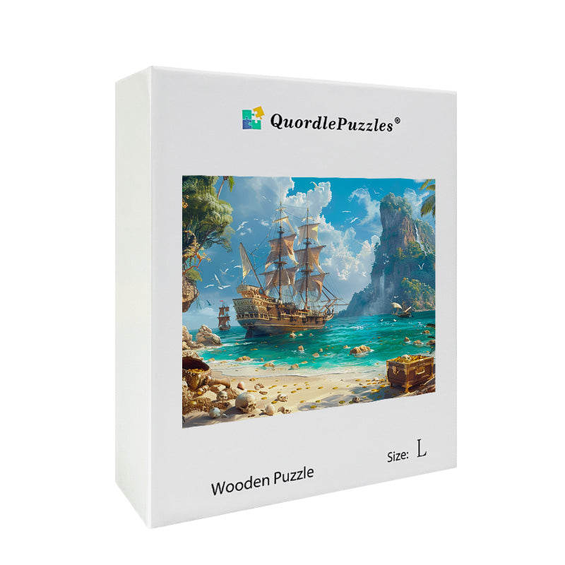 Pirate Island Wooden Jigsaw Puzzle