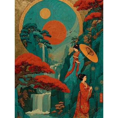 Scroll Art Wooden Jigsaw Puzzle