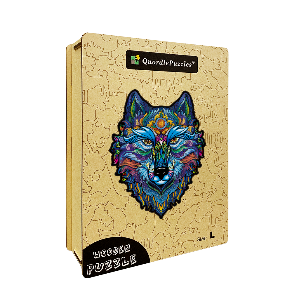 Blue Wolf King Puzzle