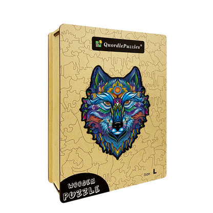 Blue Wolf King Puzzle