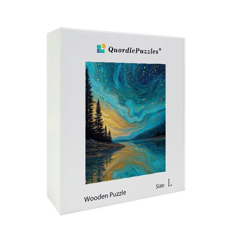 Starry River Wooden Jigsaw Puzzle