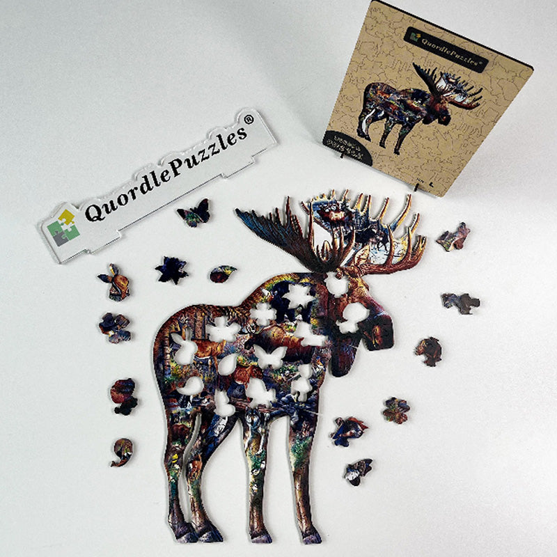 🔥LAST DAY 92% -Walk On The Wild Side Wooden Jigsaw Puzzle