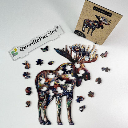 🔥LAST DAY 92% -Walk On The Wild Side Wooden Jigsaw Puzzle