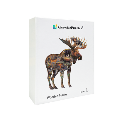 🔥LAST DAY 92% -Walk On The Wild Side Wooden Jigsaw Puzzle