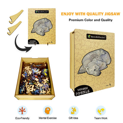 White Polar Bear Jigsaw Puzzle