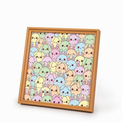 Rabbits - Wooden Coloring Puzzle