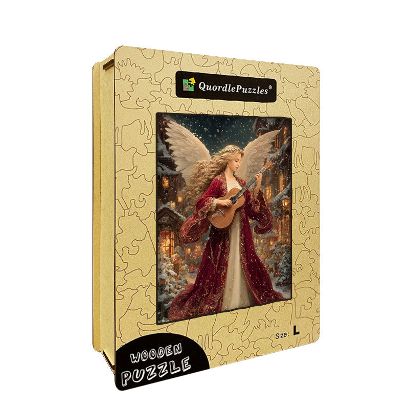 Christmas Angel Wooden Jigsaw Puzzle