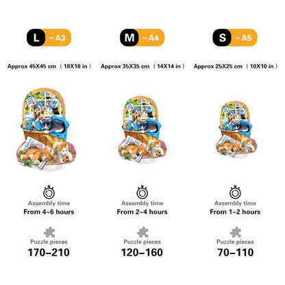 🔥LAST DAY 93% -Special Shaped Wooden Jigsaw Puzzle