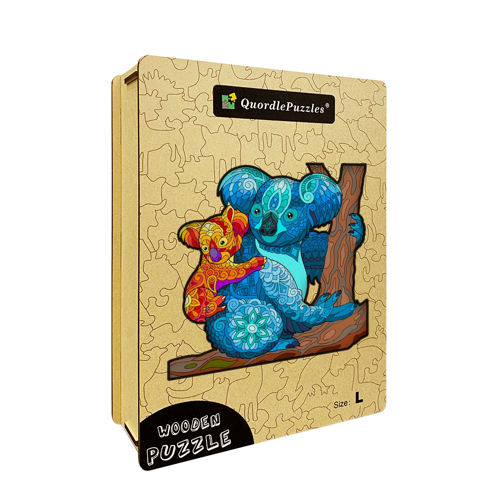 Koala Mother and Child Jigsaw Puzzle
