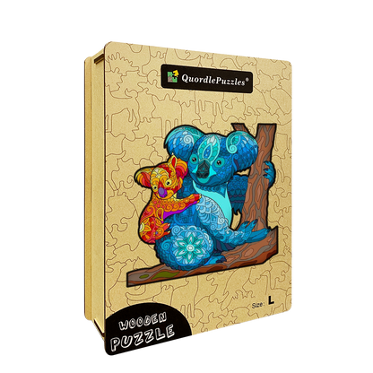Koala Mother and Child Jigsaw Puzzle