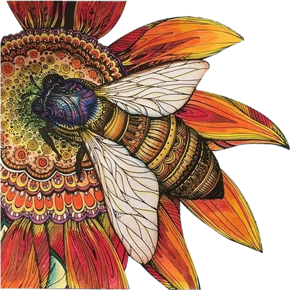 Bees Wooden Jigsaw Puzzle