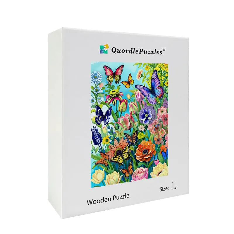 Spring Blossoms Wooden Jigsaw Puzzle