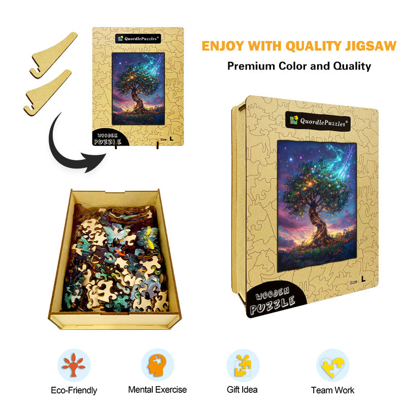 Enchanted Tree Wooden Jigsaw Puzzle
