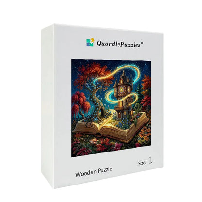 The Magic Storybook A Tale of Time Wooden Jigsaw Puzzle