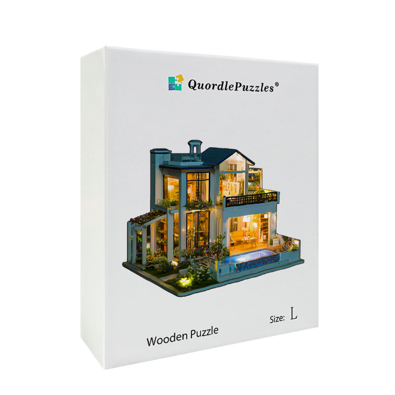 Modern Villa Wooden Jigsaw Puzzle