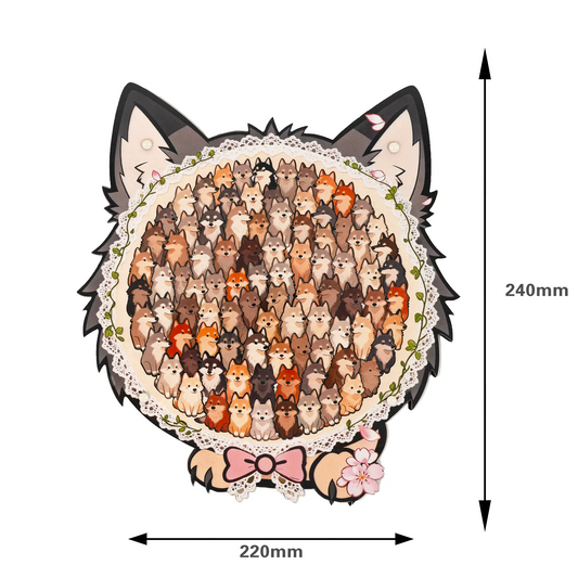 Wolf Pack Gathering Display Puzzle