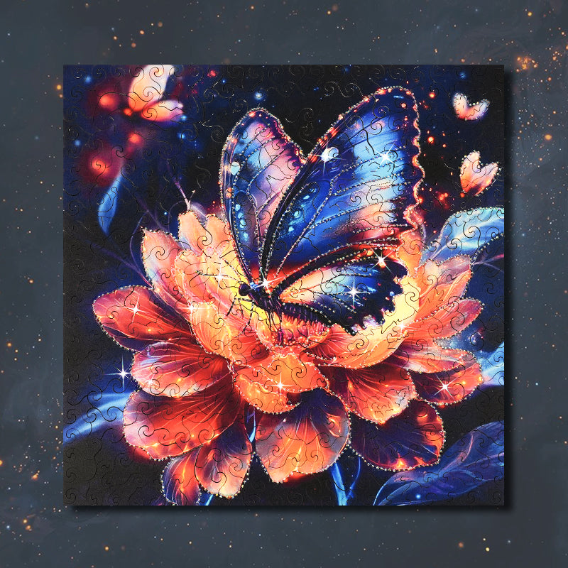 Radiant Butterfly Blossom – Crystal Edition